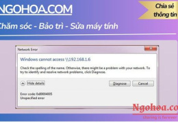 Khắc phục lỗi “Windows cannot access”